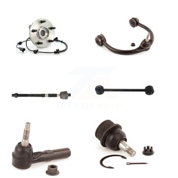 Front Right Hub Bearing Upper Arm Lower Ball Joint Tie Rod Link Kit (6Pc) For Jeep Grand K7T-106973