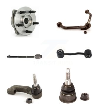 Front Right Bearing Upper Arm Lower Ball Joint Tie Rod & Link Kit (6Pc) For Jeep Liberty K7T-106974
