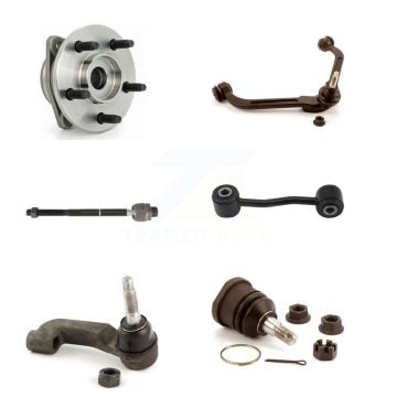 Front Right Bearing Upper Arm Lower Ball Joint Tie Rod & Link Kit (6Pc) For Jeep Liberty K7T-106975