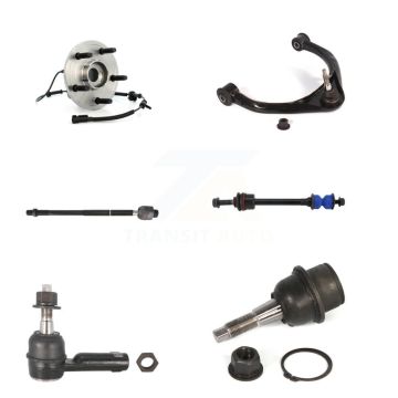 Front Left Bearing Upper Arm Lower Ball Joint Tie Rod & Link Kit (6Pc) For Dodge Ram 1500 K7T-106992