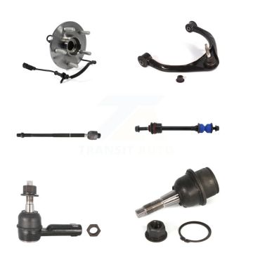 Front Left Bearing Upper Control Arm Lower Ball Joint Tie Rod Link Kit (6Pc) For Ram 1500 K7T-106994