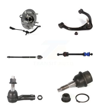 Front Left Bearing Upper Control Arm Lower Ball Joint Tie Rod Link Kit (6Pc) For Ram 1500 K7T-106995
