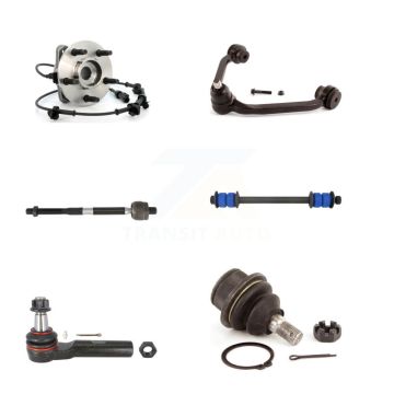 Front Left Hub Bearing Upper Arm Lower Ball Joint Tie Rod Link Kit (6Pc) For Ford Ranger K7T-107004