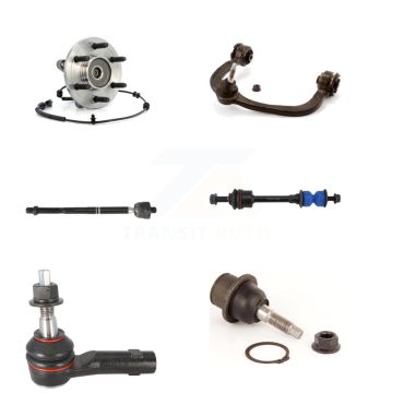 Front Left Bearing Upper Control Arm Lower Ball Joint Tie Rod Link Kit (6Pc) For Ford LT K7T-107011