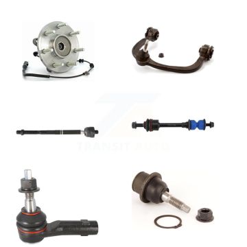Front Left Bearing Upper Control Arm Lower Ball Joint Tie Rod Link Kit (6Pc) For Ford LT K7T-107014