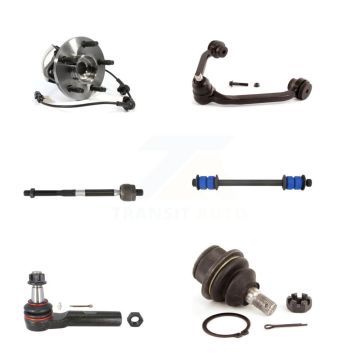 Front Left Hub Bearing Upper Arm Lower Ball Joint Tie Rod Link Kit (6Pc) For Mazda B4000 K7T-107017