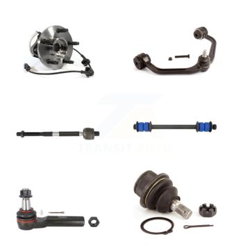 Front Left Hub Bearing Upper Arm Lower Ball Joint Tie Rod Link Kit (6Pc) For Mazda B4000 K7T-107018