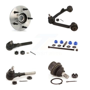Front Left Hub Bearing Upper Arm Lower Ball Joint Tie Rod & Link Kit (6Pc) For Ford F-150 K7T-107035