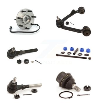 Front Left Hub Bearing Upper Arm Lower Ball Joint Tie Rod & Link Kit (6Pc) For Ford F-150 K7T-107039