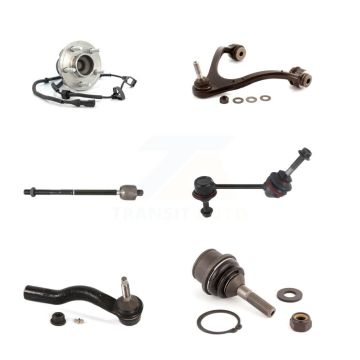 Front Left Bearing Upper Arm Lower Ball Joint Tie Rod Link Kit (6Pc) For Ford Crown Town K7T-107051