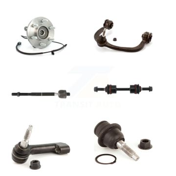 Front Left Bearing Upper Control Arm Lower Ball Joint Tie Rod Link Kit (6Pc) For Ford 4WD K7T-107052