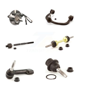 Front Left Bearing Upper Control Arm Lower Ball Joint Tie Rod Link Kit (6Pc) For Ford RWD K7T-107058