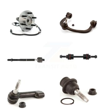 Front Left Bearing Upper Control Arm with BJ Lower Ball Joint Tie Rod Link Kit (6Pc) For K7T-107061