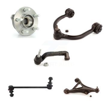 Front Left Bearing Lower Upper Control Arm Outer Tie Rod Link Kit (5Pc) For Chrysler 300 K7T-107081