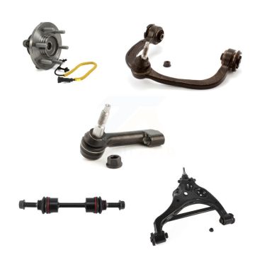 Front Left Bearing Lower Upper Control Arm Outer Tie Rod & Link Kit (5Pc) For Ford F-150 K7T-107088