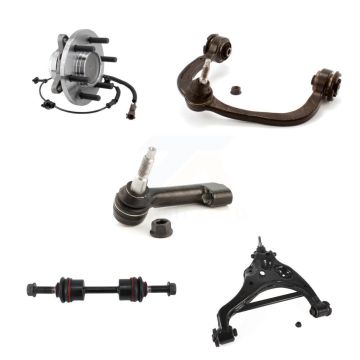 Front Left Bearing Lower Upper Control Arm Outer Tie Rod & Link Kit (5Pc) For Ford F-150 K7T-107090