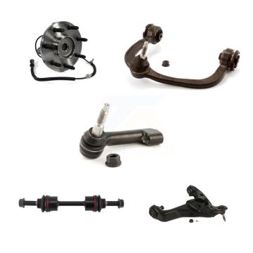 Front Left Bearing Lower Upper Control Arm Outer Tie Rod & Link Kit (5Pc) For Ford F-150 K7T-107093