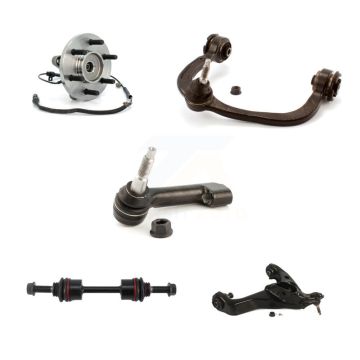 Front Left Bearing Lower Upper Control Arm Outer Tie Rod & Link Kit (5Pc) For Ford F-150 K7T-107094