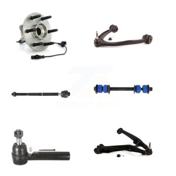 Front Left Bearing Lower Upper Control Arm Tie Rod Link Kit (6Pc) For Chevrolet GMC 1500 K7T-107113