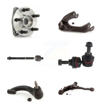Front Left Bearing Lower Upper Control Arm Tie Rod & Link Kit (6Pc) For Chrysler Sebring K7T-107126