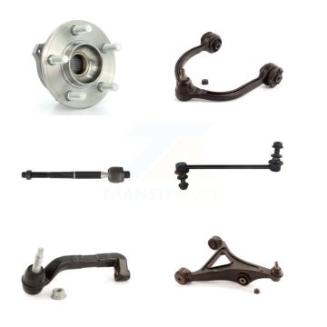 Front Left Bearing Lower Upper Control Arm Tie Rod Link Kit (6Pc) For Chrysler 300 Dodge K7T-107134