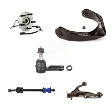 Front Left Hub Bearing Lower Upper Arm Outer Tie Rod & Link Kit (5Pc) For Dodge Ram 1500 K7T-107151