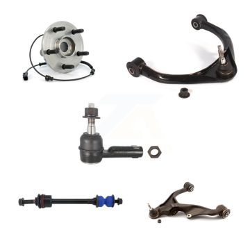 Front Left Bearing Lower Upper Control Arm Outer Tie Rod Link Kit (5Pc) For Ram 1500 4WD K7T-107153