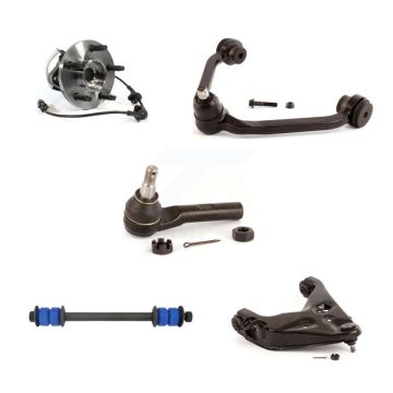 Front Left Bearing Lower Upper Control Arm Outer Tie Rod & Link Kit (5Pc) For Mazda B4000 K7T-107154