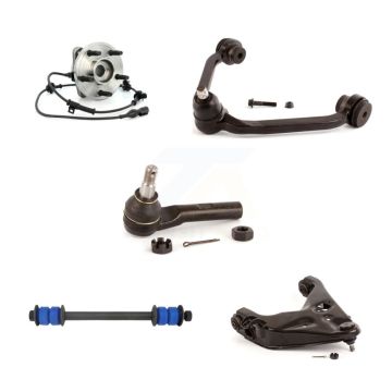 Front Left Bearing Lower Upper Control Arm Outer Tie Rod & Link Kit (5Pc) For Mazda B4000 K7T-107156
