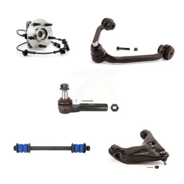 Front Left Hub Bearing Lower Upper Arm Outer Tie Rod Link Kit (5Pc) For Ford Ranger Mazda K7T-107159