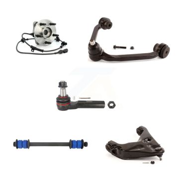 Front Left Bearing Lower Upper Arm Outer Tie Rod Link Kit (5Pc) For Ford Ranger Explorer K7T-107163