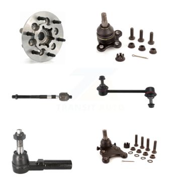 Front Left Bearing Upper Lower Ball Joint Tie Rod & Link Kit (6Pc) For Chevrolet Colorado K7T-107167