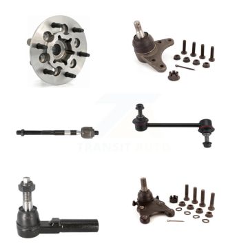 Front Left Bearing Upper Lower Ball Joint Tie Rod Sway Bar Link Kit (6Pc) For GMC Canyon K7T-107168