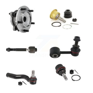 Front Left Bearing Upper Lower Ball Joint Tie Rod & Link Kit (6Pc) For Toyota Tundra 4WD K7T-107172