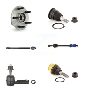 Front Bearing Upper Lower Ball Joint Tie Rod & Sway Bar Link Kit (6Pc) For Dodge Ram 1500 K7T-107201