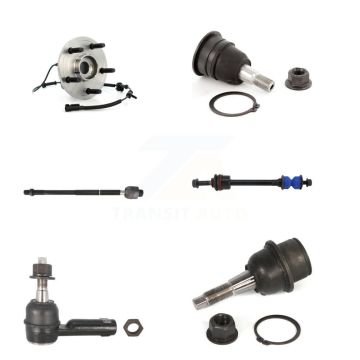 Front Bearing Upper Lower Ball Joint Tie Rod & Sway Bar Link Kit (6Pc) For Dodge Ram 1500 K7T-107206