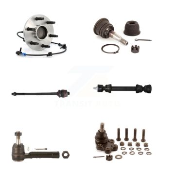 Front Bearing Upper Lower Ball Joint Tie Rod & Link Kit (6Pc) For Chevrolet GMC Silverado K7T-107212