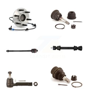 Front Bearing Upper Lower Ball Joint Tie Rod & Link Kit (6Pc) For Chevrolet GMC Silverado K7T-107213
