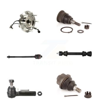 Front Bearing Upper Lower Ball Joint Tie Rod Link Kit (6Pc) For GMC Chevrolet Sierra 2500 K7T-107218