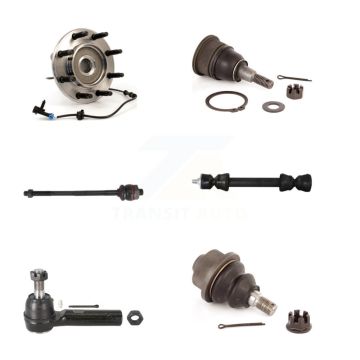 Front Bearing Upper Lower Ball Joint Tie Rod Link Kit (6Pc) For Chevrolet GMC Sierra 2500 K7T-107222