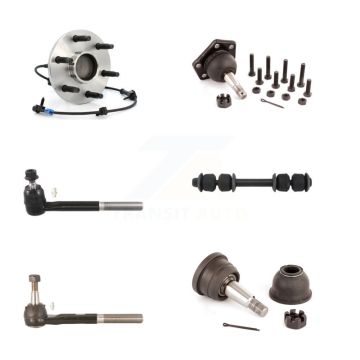 Front Bearing Upper Lower Ball Joint Tie Rod Sway Bar Link Kit (6Pc) For Chevrolet Tahoe K7T-107226