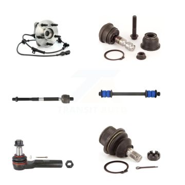 Front Bearing Upper Lower Ball Joint Tie Rod & Link Kit (6Pc) For Ford Ranger Mazda B4000 K7T-107236