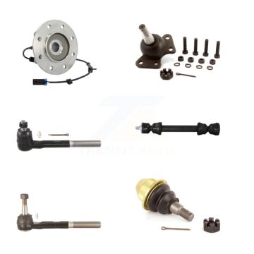 Front Hub Bearing Upper Lower Ball Joint Tie Rod & Link Kit (6Pc) For K3500 Chevrolet GMC K7T-107253