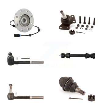Front Hub Bearing Upper Lower Ball Joint Tie Rod & Link Kit (6Pc) For K3500 Chevrolet GMC K7T-107254