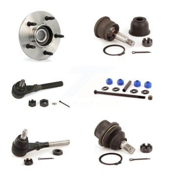 Front Left Bearing Upper Lower Ball Joint Tie Rod Sway Bar Link Kit (6Pc) For Ford F-150 K7T-107264
