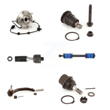 Front Left Bearing Upper Lower Ball Joint Tie Rod Link Kit (6Pc) For Chevrolet GMC Envoy K7T-107274