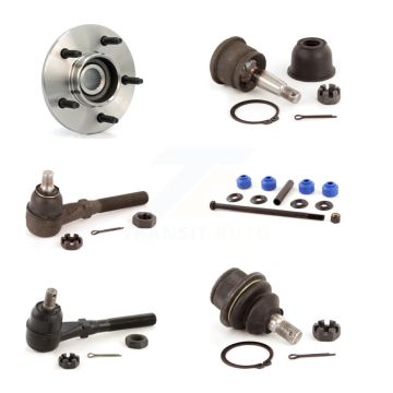 Front Right Bearing Upper Lower Ball Joint Tie Rod Sway Bar Link Kit (6Pc) For Ford F-150 K7T-107277