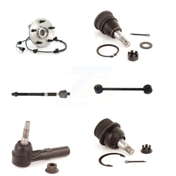 Front Right Bearing Upper Lower Ball Joint Tie Rod Link Kit (6Pc) For Jeep Grand Cherokee K7T-107287