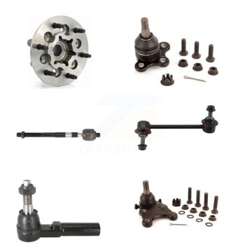 Front Right Bearing Upper Lower Ball Joint Tie Rod Link Kit (6Pc) For Chevrolet Colorado K7T-107293