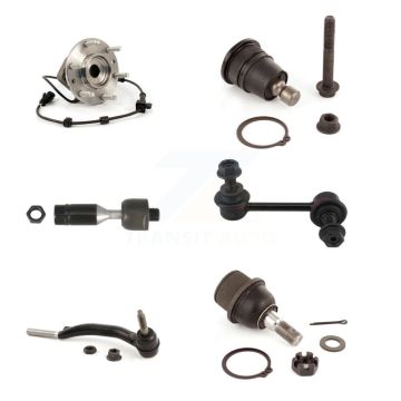 Front Right Bearing Upper Lower Ball Joint Tie Rod Link Kit (6Pc) For Chevrolet GMC Envoy K7T-107301